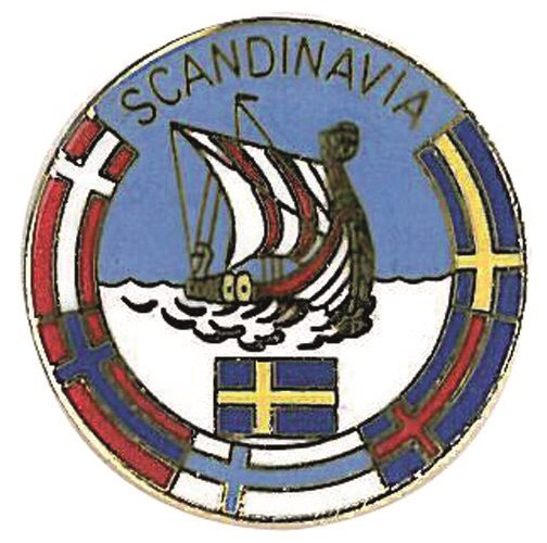 Pin Skand.flaggor