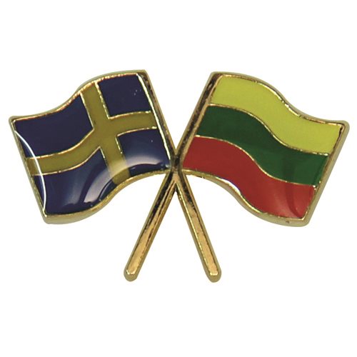 Flaggpin Sv/Litauen