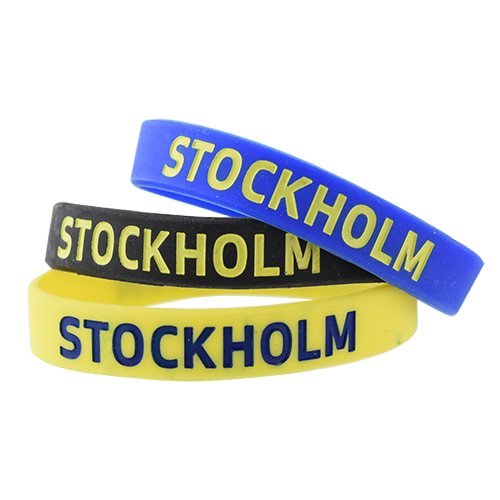 Silikonband Stockholm, 3 fg.