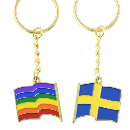 N-ring Sverigeflagga/Regnbågsflagga