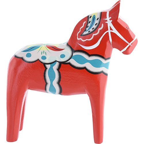 Dalahäst, Röd, 20 cm