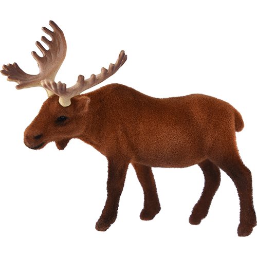 Älg plastfigur, 8 cm