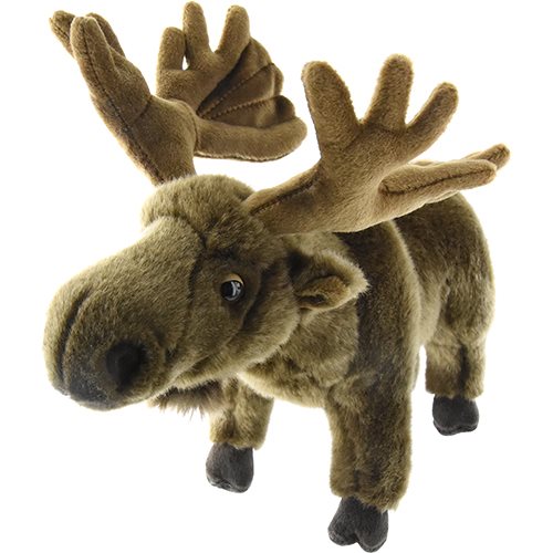 Älg, stående, 33cm