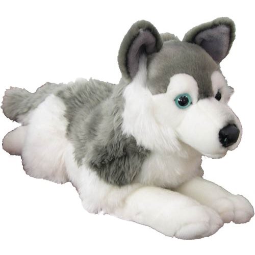Husky, liggande, 27cm