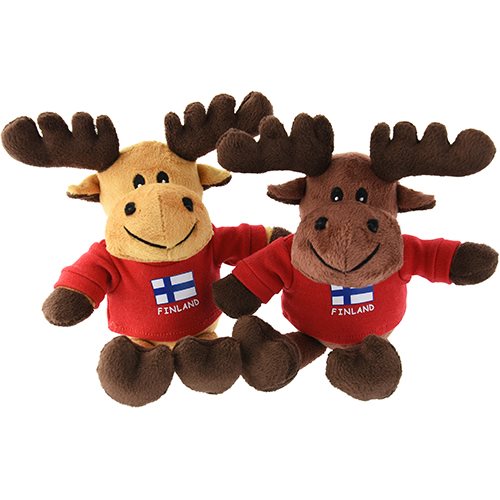 Älg m Finland t-shirt, 2fg.