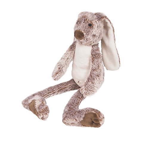 Kanin m långa öron Brun, 17 cm