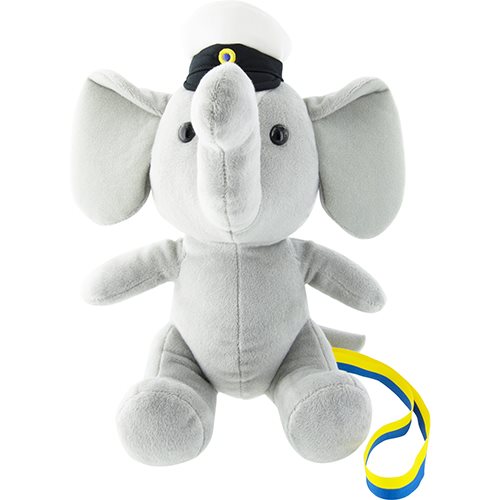 Student Elefant m band, 24 cm