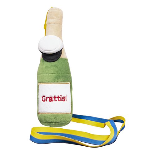 Student Champagneflaska m. band, 18 cm