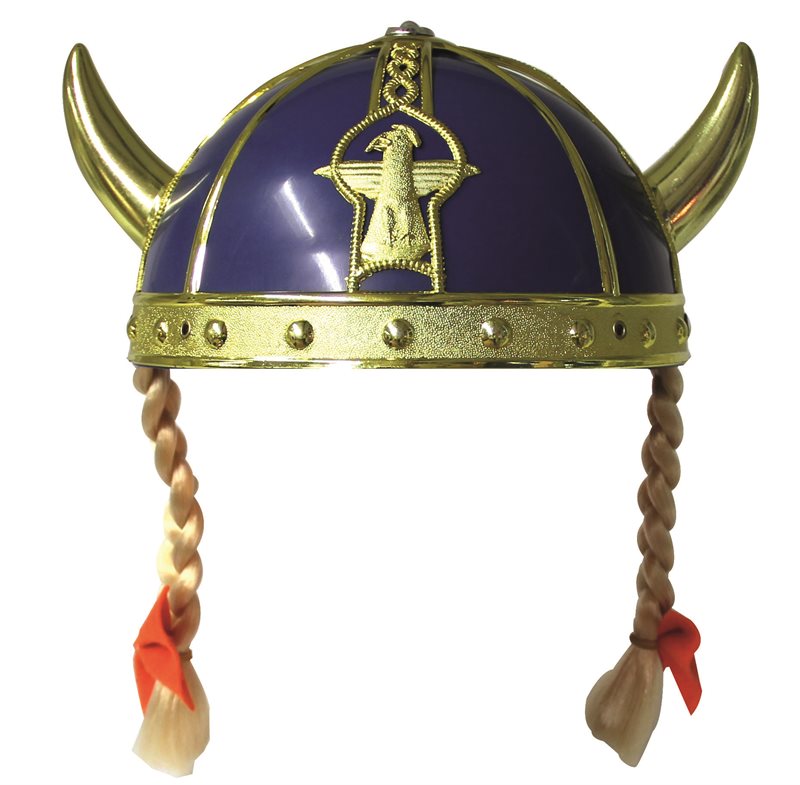 Vikingahjälm m flätor