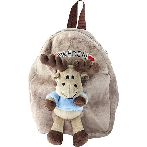 Ryggsäck Älg I love Swe, 28cm