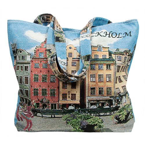 Väska m. dragkedja Stortorget Stockholm 48,5x42