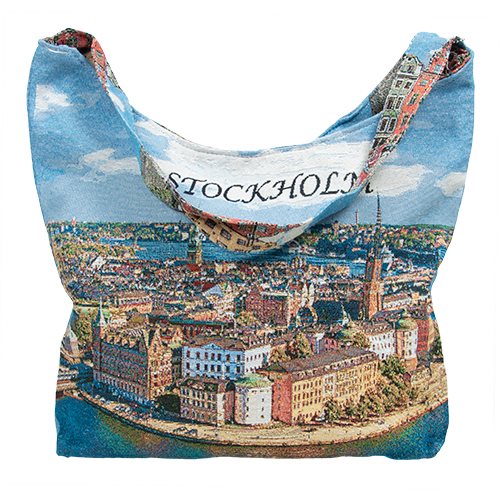 Väska m. dragkedja Riddarholmen rundad