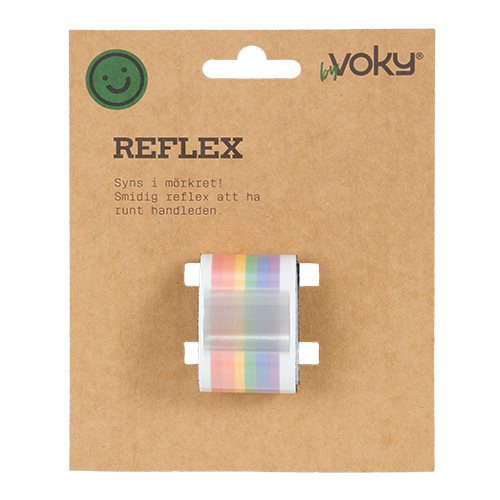 Slapwrap, reflex, regnbåge, byVoky