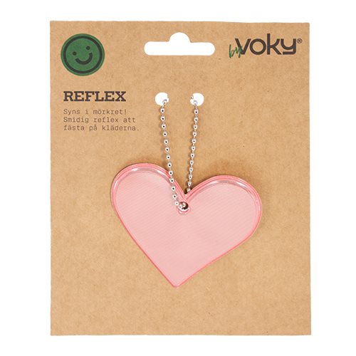 Mjuk reflex, hjärta röd, byVoky