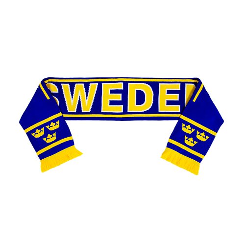 Halsduk, supporter go sweden, blå