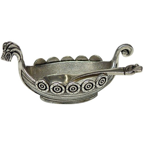 Vikingaskepp m sked, 8cm