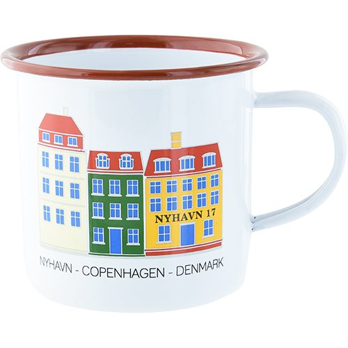 Emaljmugg Nyhavn, Köpenhamn, 35cl