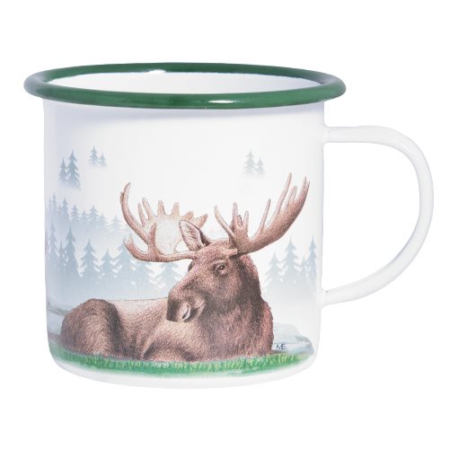 Emaljmugg King of the forest, 35cl