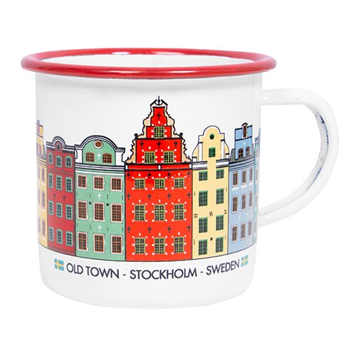 Emaljmugg, Gamla Stan, Stockholm, 35cl