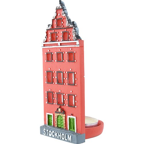 Ljuslykta Schantzska huset, Stockholm, 14cm