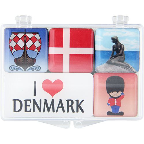 Magnetset I Hjärta Denmark 5/set