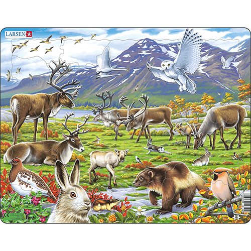 Pussel Nordisk natur, 36x28cm (11610)