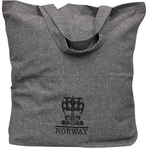 Tygväska Viking, mörkgrå, Norway Recycled