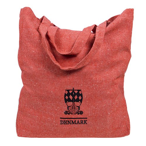 Tygväska Viking, röd, Denmark, recycled