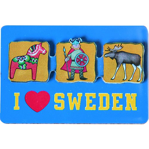 Magnet Sweden D-häst/Viking/Älg