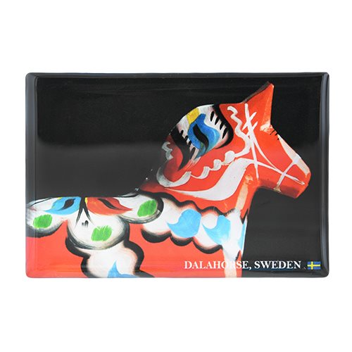 Fotomagnet Dalahäst Sweden 80x55
