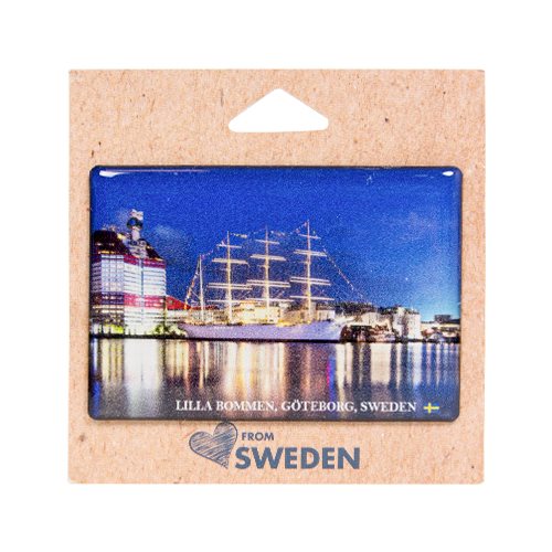 Fotomagnet Göteborg Lilla Bommen 80x55