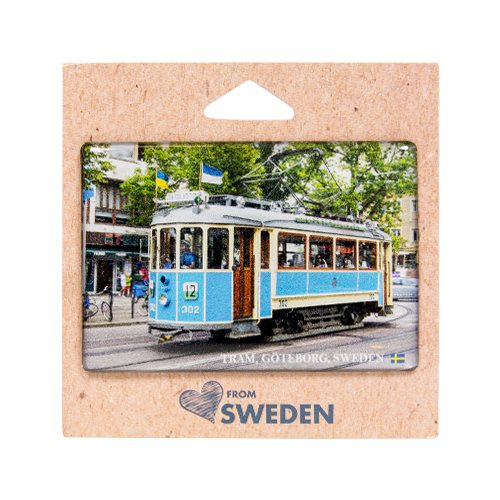 Fotomagnet Göteborg Spårvagn 80x55