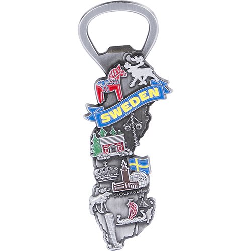 Magnet Sverigekarta m. öppnare