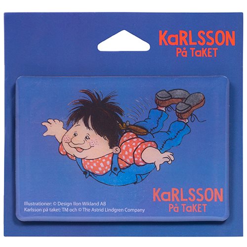 Magnet Karlsson på taket, mörkblå, 80x55 mm