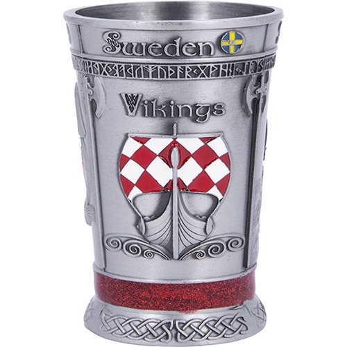 Shotglas metall, Viking, Sweden