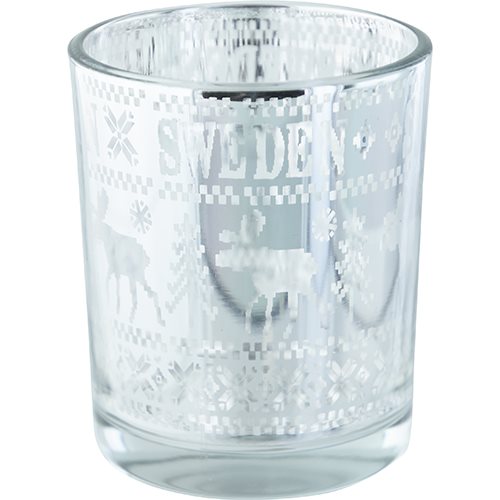 Ljuslykta Älg Stickad design Sweden