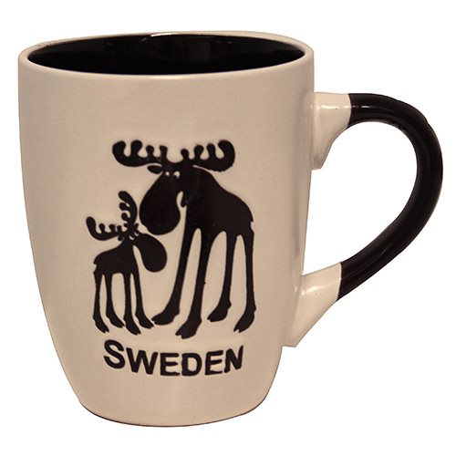 Mugg Två Älgar Sweden