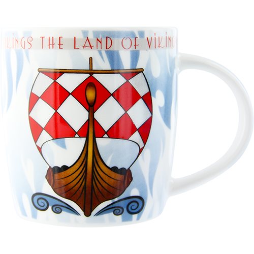 Mugg Sweden Land of Vikings flammor, 37cl
