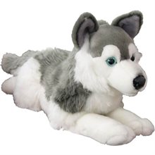 Husky, liggande, 27cm