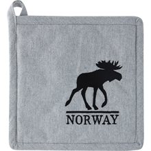 Grytlapp Älg, grå, Norway, 20x20cm, Recycled