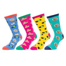 Strumpor Swedish fika, 4-pack strl. 40-45