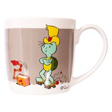 Mugg Skalman i skottkärran, varmgrå, 27 cl BAMSE