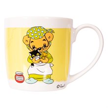 Mugg Farmor steker pannkakor, gul, 27 cl BAMSE