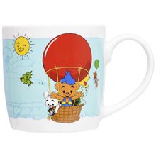 Mugg, Tre vänner i luftballong, turkos, 27 cl, BAMSE